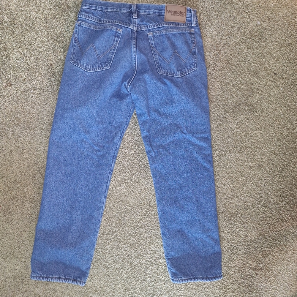 Wrangler Rugged Fleece Lined Jeans 32x30 Workwear - Picture 5 of 10